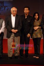 Yash Chopra, Karan Johar at YRF TV launch with Sony in Hyatt Regency on 22nd Dec 2009 (3).JPG